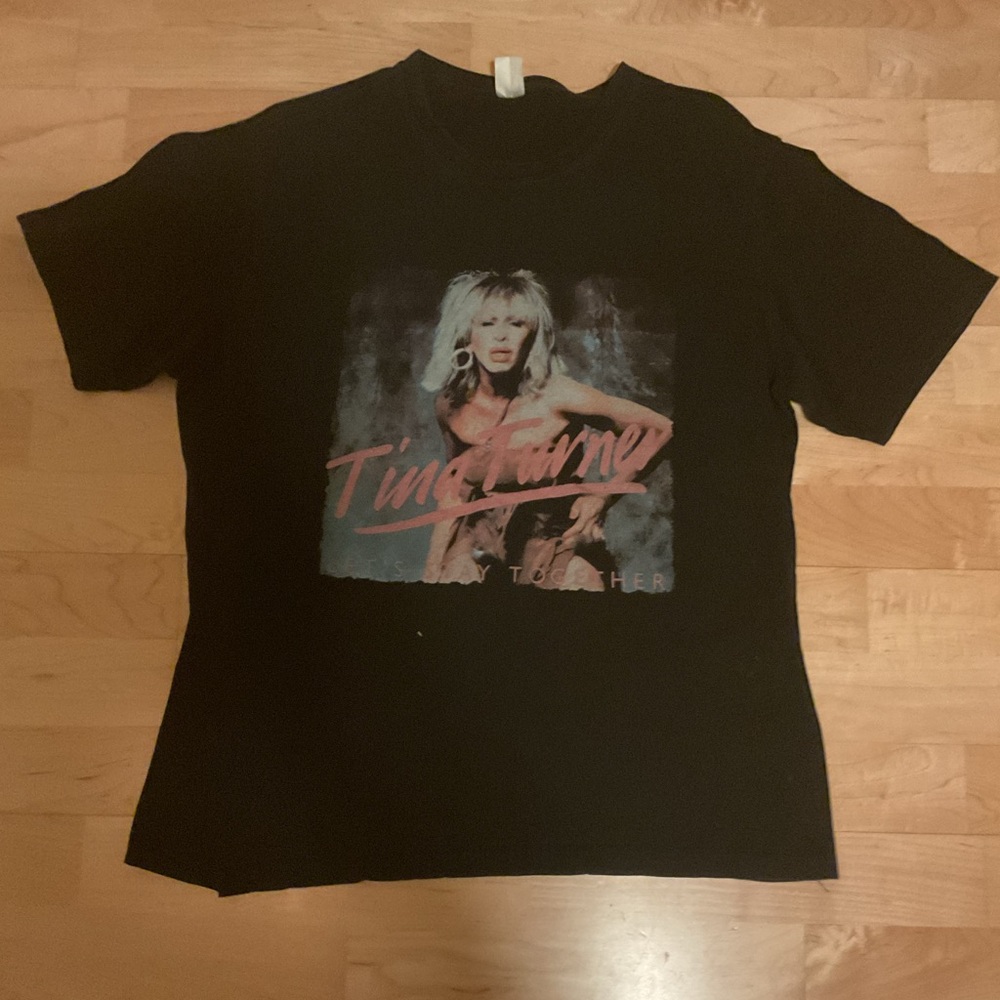 Black Tina Turner Graphic Tee